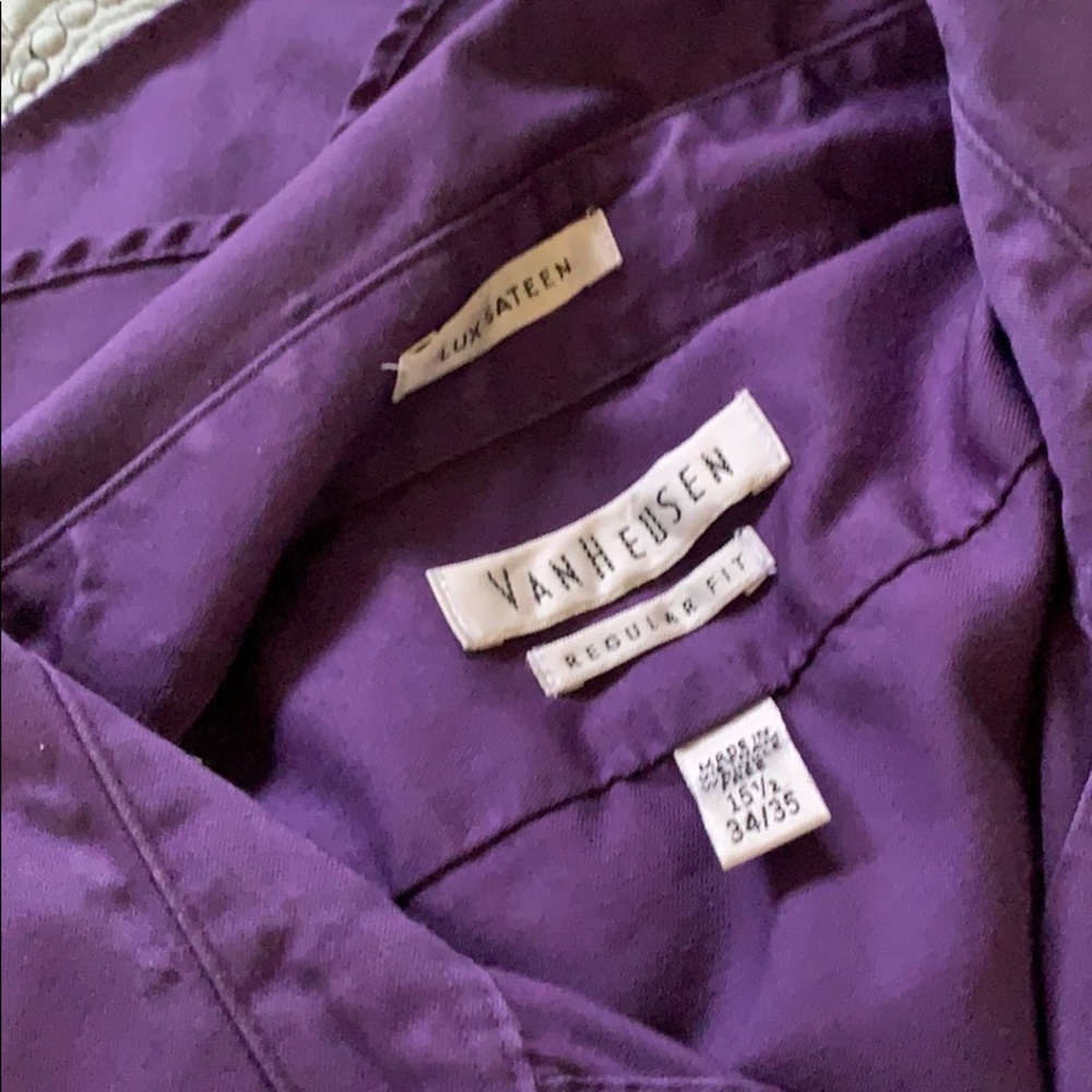 Van Heusen lux sateen.